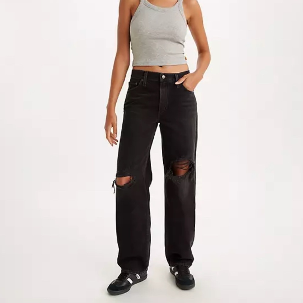 Levi's  BAGGY DAD WOMEN'S JEANS size 29Wx30L in black